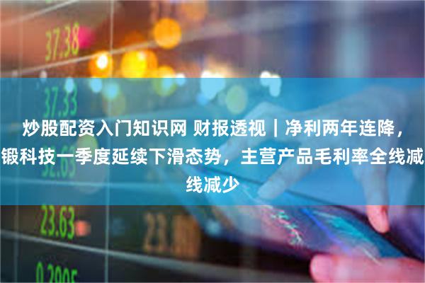 炒股配资入门知识网 财报透视｜净利两年连降，精锻科技一季度延续下滑态势，主营产品毛利率全线减少