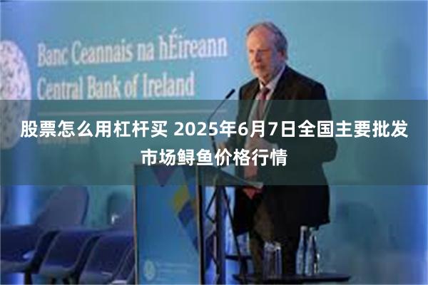 股票怎么用杠杆买 2025年6月7日全国主要批发市场鲟鱼价格行情