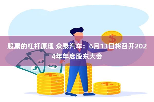 股票的杠杆原理 众泰汽车：6月13日将召开2024年年度股东大会